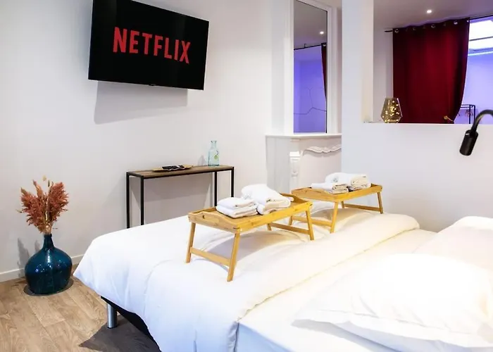 Ng Prestige - Lille L Tourcoing Winoc - Balneo - Sauna - Netflix - Wifi